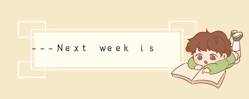 ---Next week is quite full for me. --- Rea